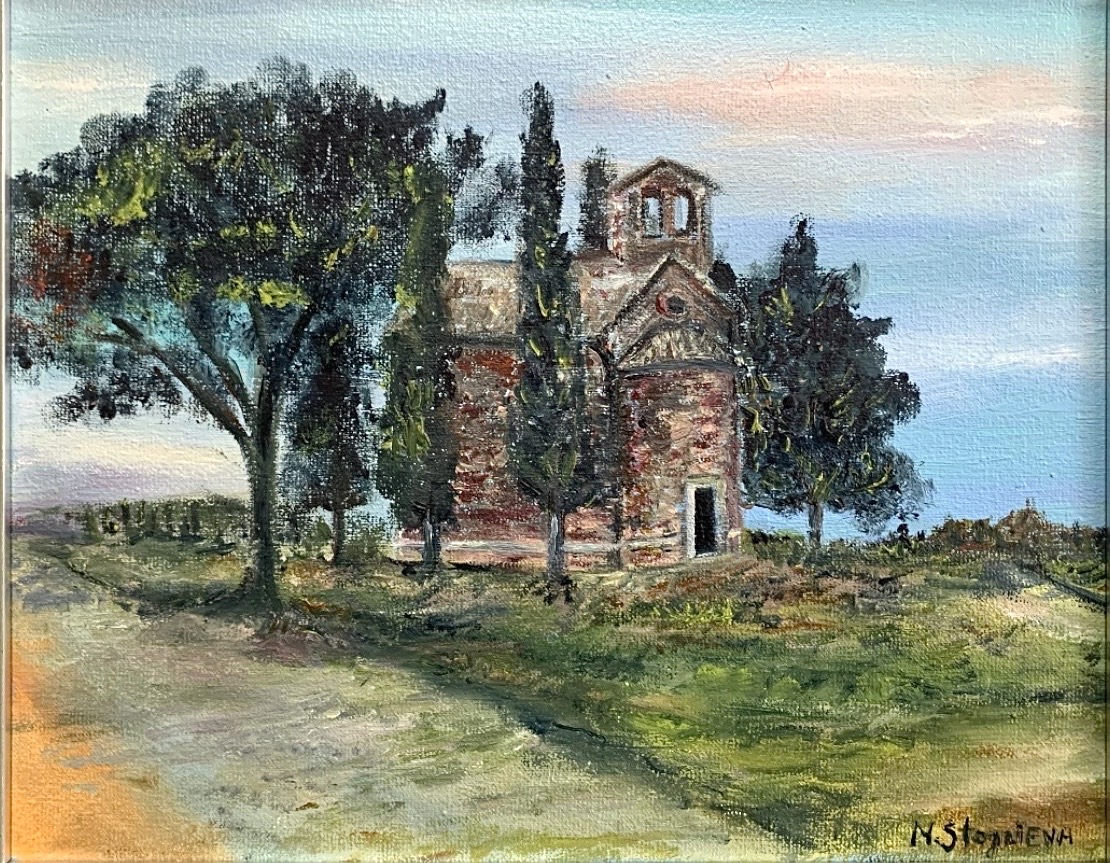 Tuscan Landscapes by Marina Stognieva in a frame